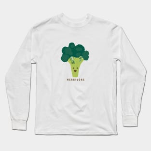 Broccoli for Vegan Long Sleeve T-Shirt